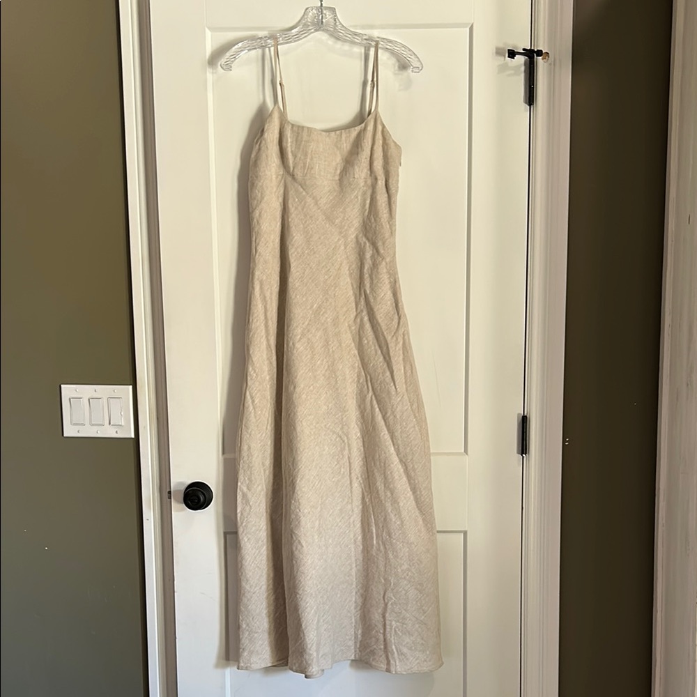 Elegant Cream Maxi Dress